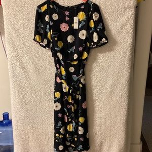 Ann Taylor Floral Midi Dress